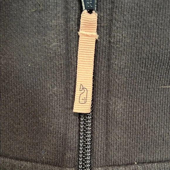 Kid's Navy Quarter-Zip Sweatshirt - Picture 4 of 6